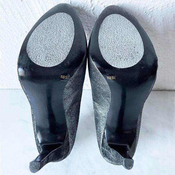 BCBG Generation Sparkly Gold Black Iridescent Platform Pumps Heels-Size 8.5/38.5 - Picture 5 of 7